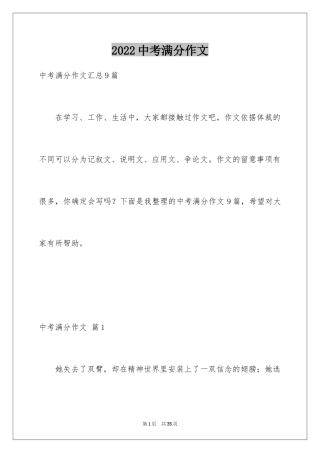 2024中考满分作文_328