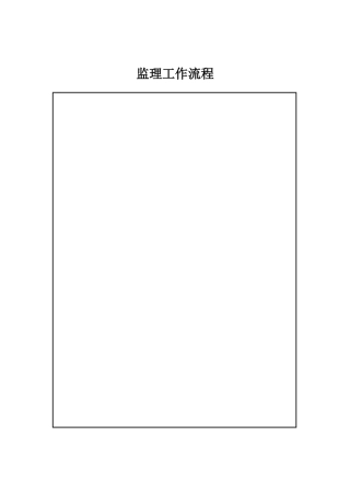 施工阶段监理工作流程