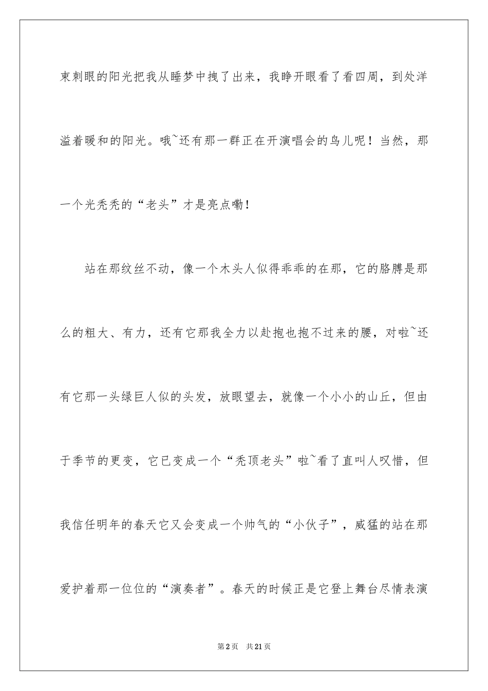 2024写物的作文400字_36_第2页