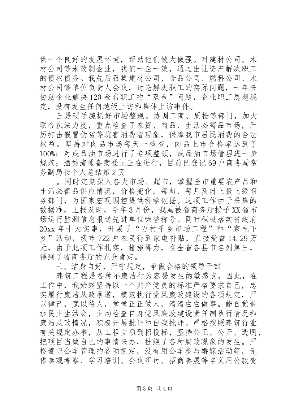 商务局常务副局长个人总结 _第3页