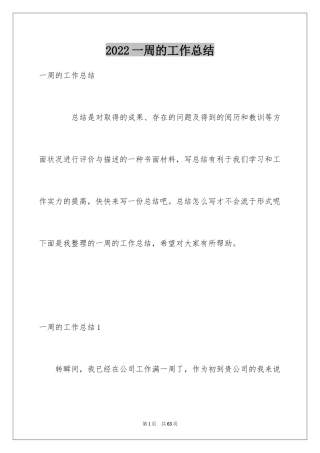 2024一周的工作总结_8