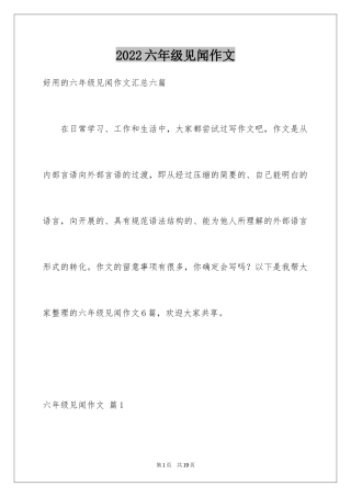 2024六年级见闻作文_11