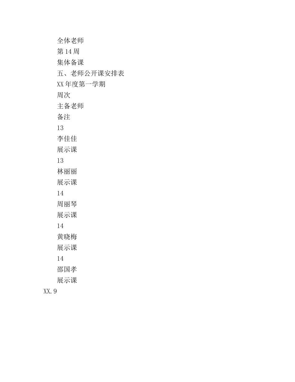 小学校本培训参考计划(2020学年) _第3页