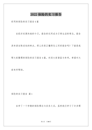 2024保险的实习报告_17