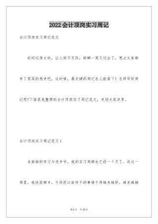 2024会计顶岗实习周记_23