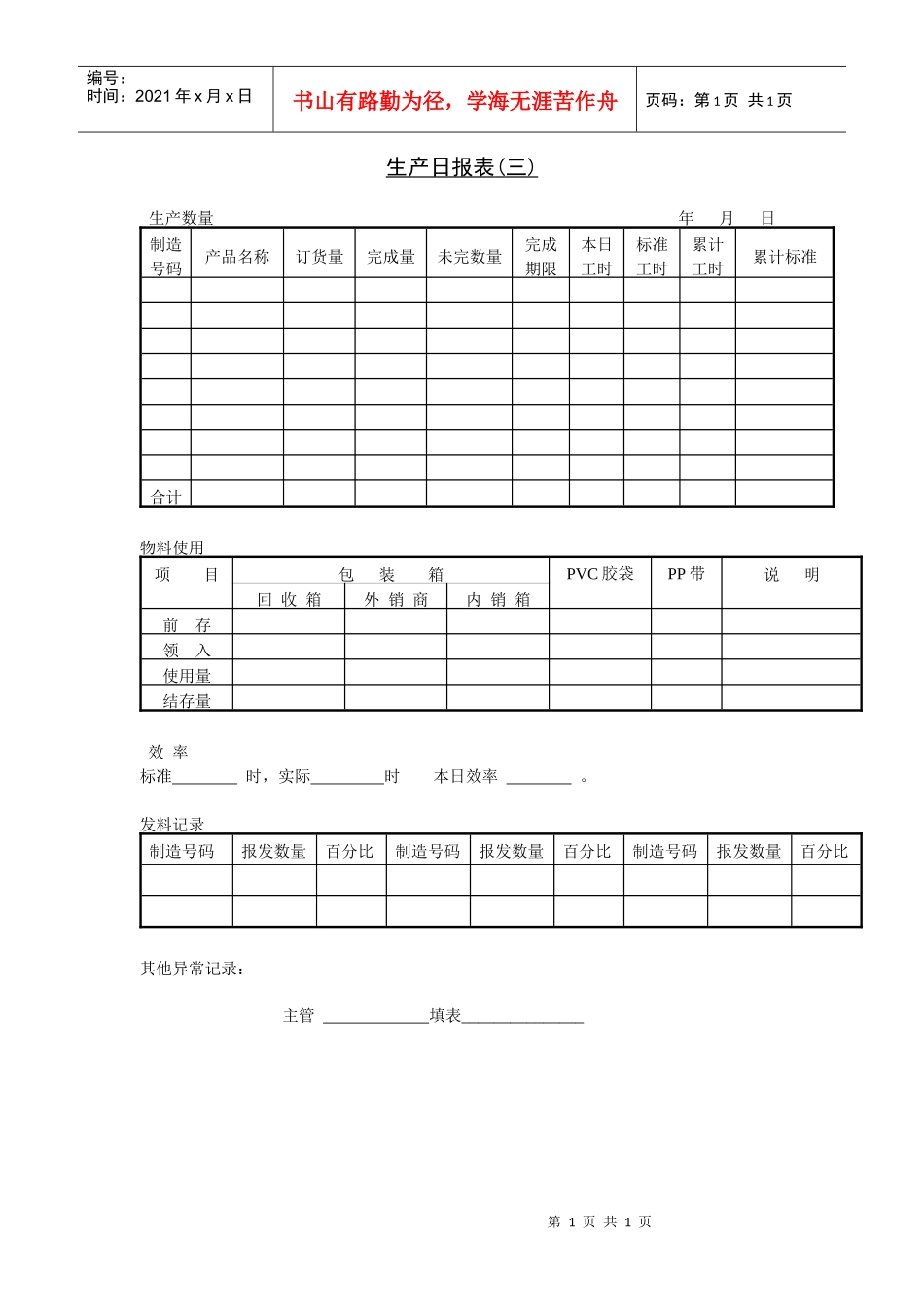 生产日报表（三）_第1页