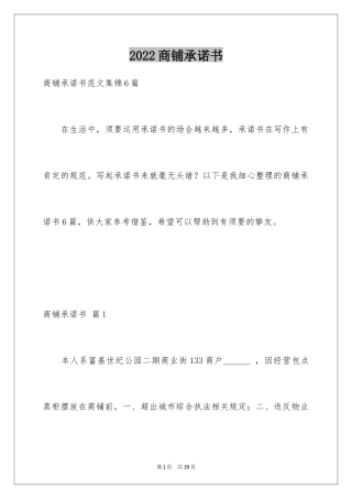 2024商铺承诺书_9