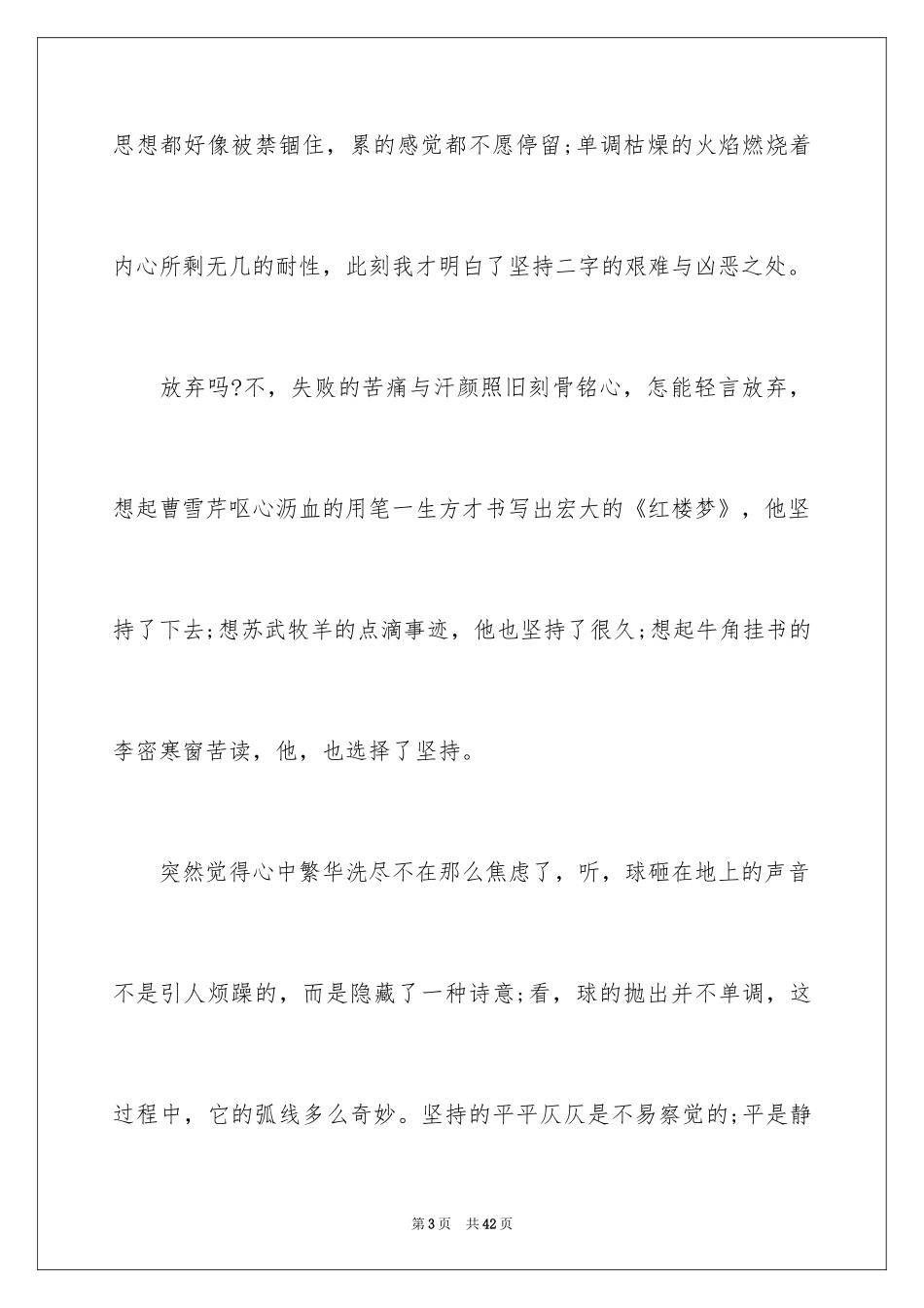 2024坚持为主题的演讲稿_第3页