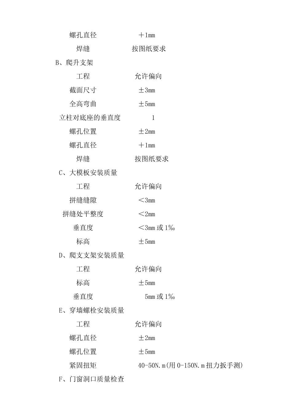 爬升模板质量控制监理实施细则_第3页
