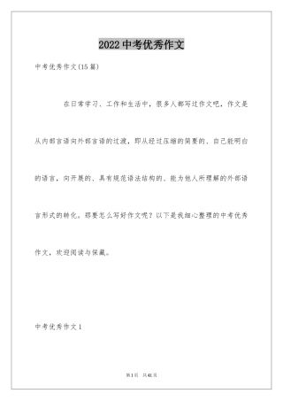 2024中考优秀作文_87