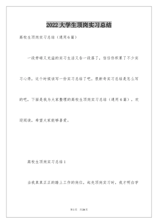 2024大学生顶岗实习总结_8