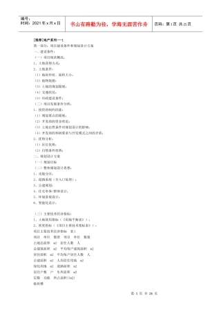 地产策划流程