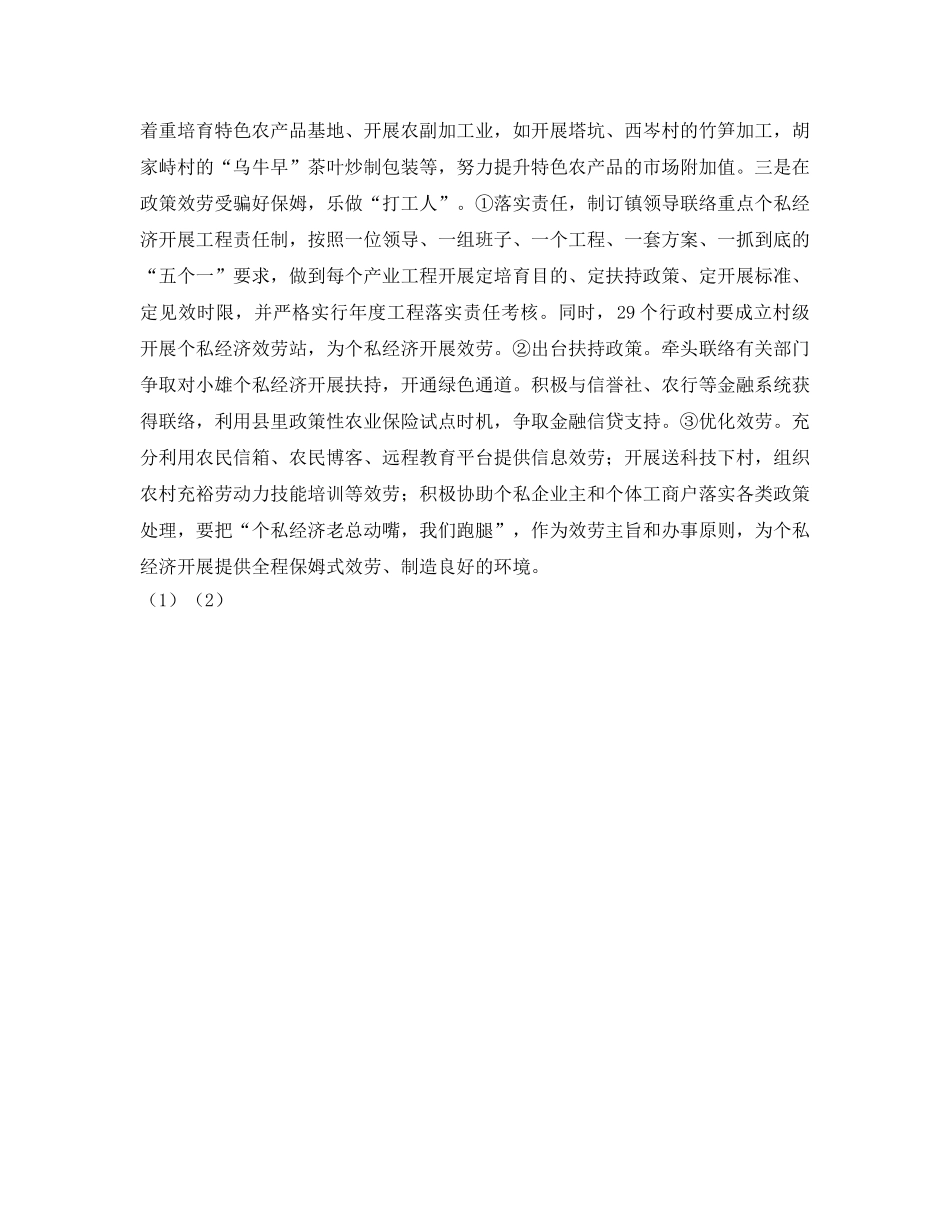 镇政府2020年工作参考计划 _第3页