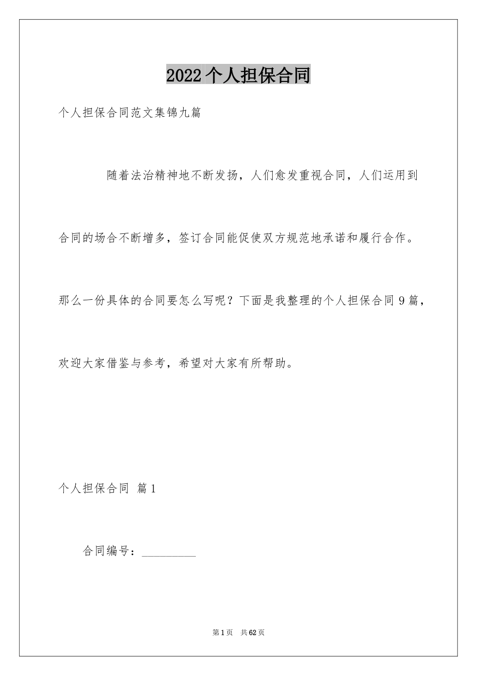 2024个人担保合同_12_第1页