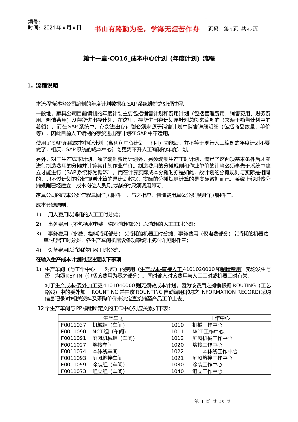 埃森哲震旦家具有限公司实施专案-第十一章-CO16_成本中_第1页