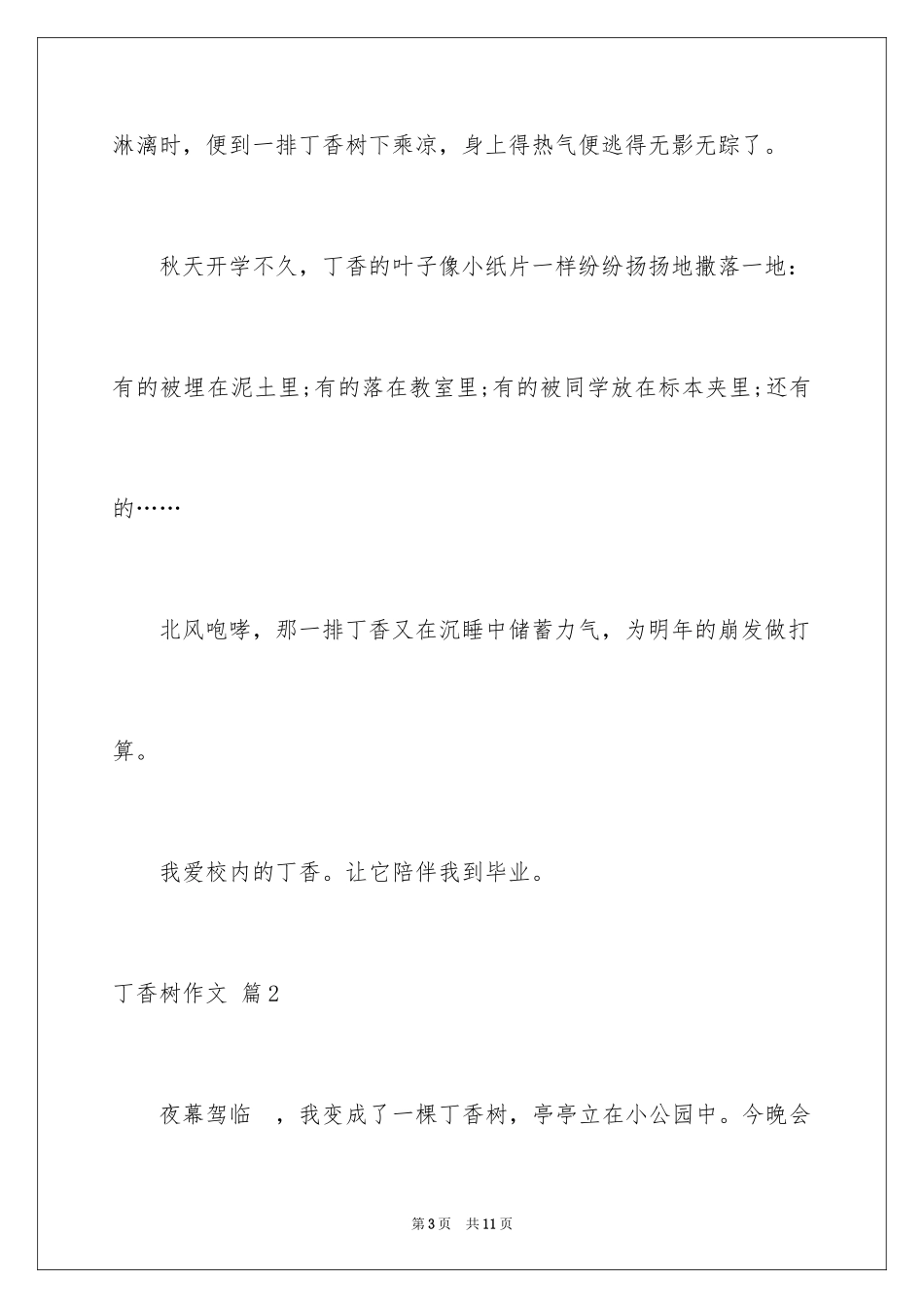 2024丁香树作文_1_第3页