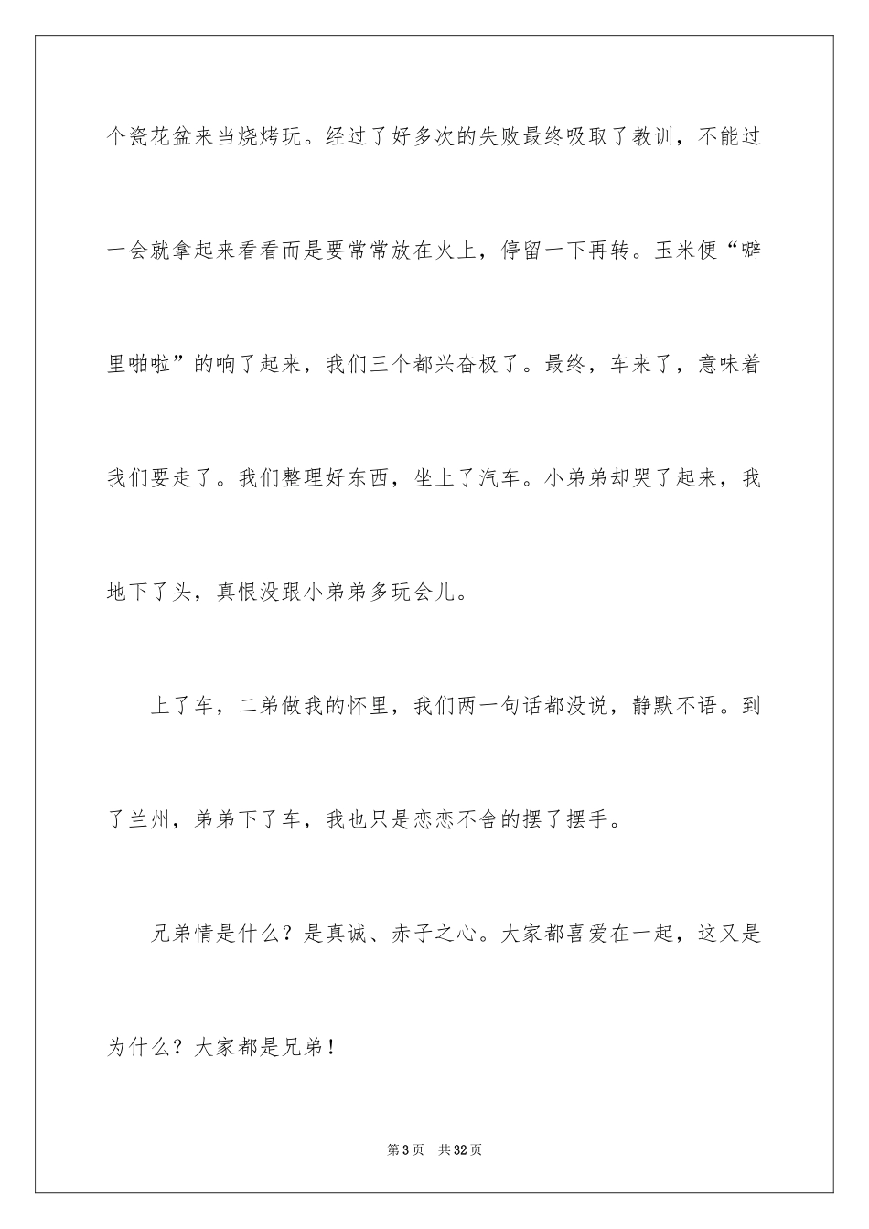 2024兄弟情作文_24_第3页