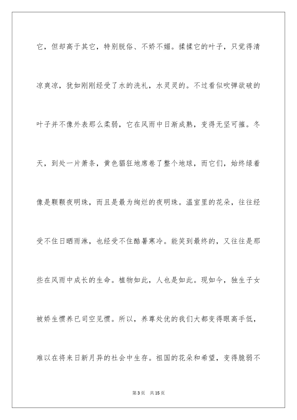 2024写冬青的作文_81_第3页