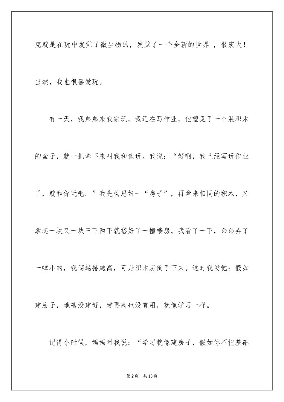 2024写玩作文300字_第2页