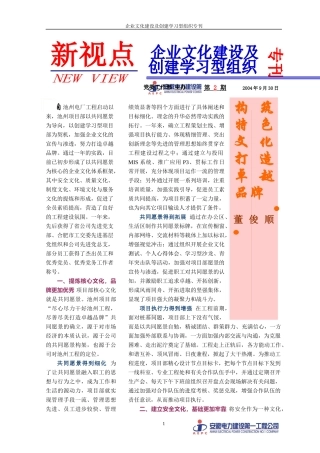 自池州电厂工程启动以来