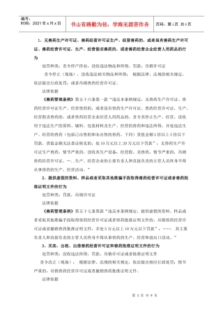 兽药饲料执法要点