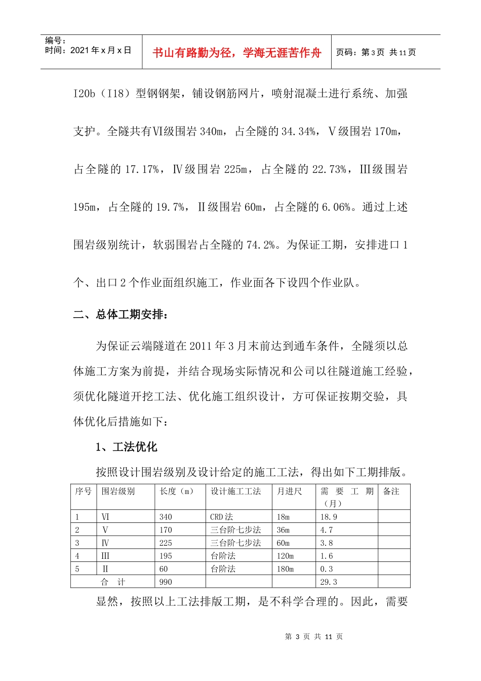 隧道实施性施工方案_第3页