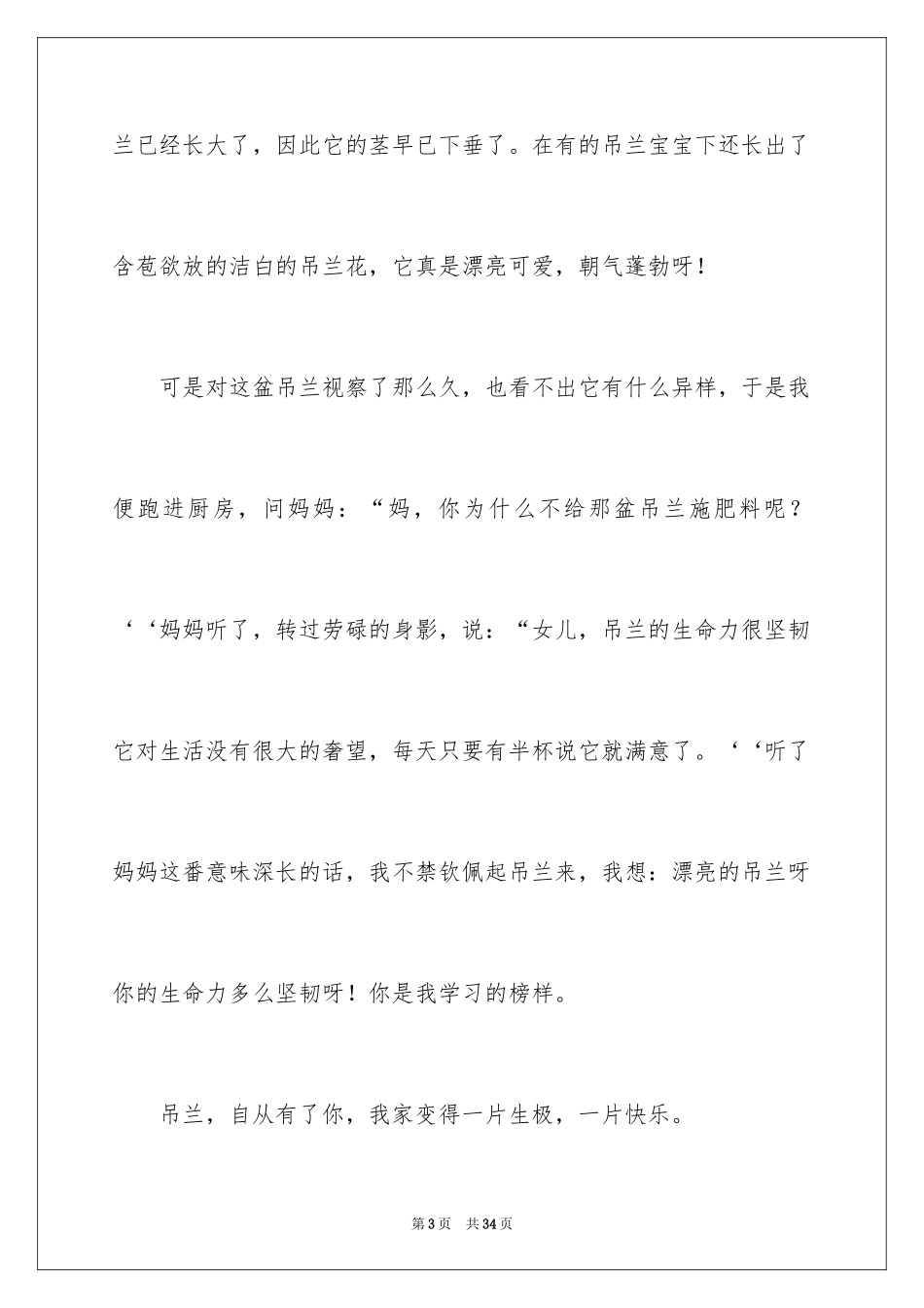 2024吊兰观察日记_5_第3页