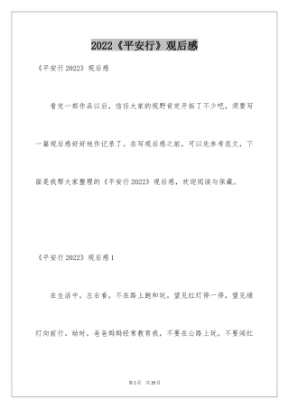 2024《平安行》观后感_9