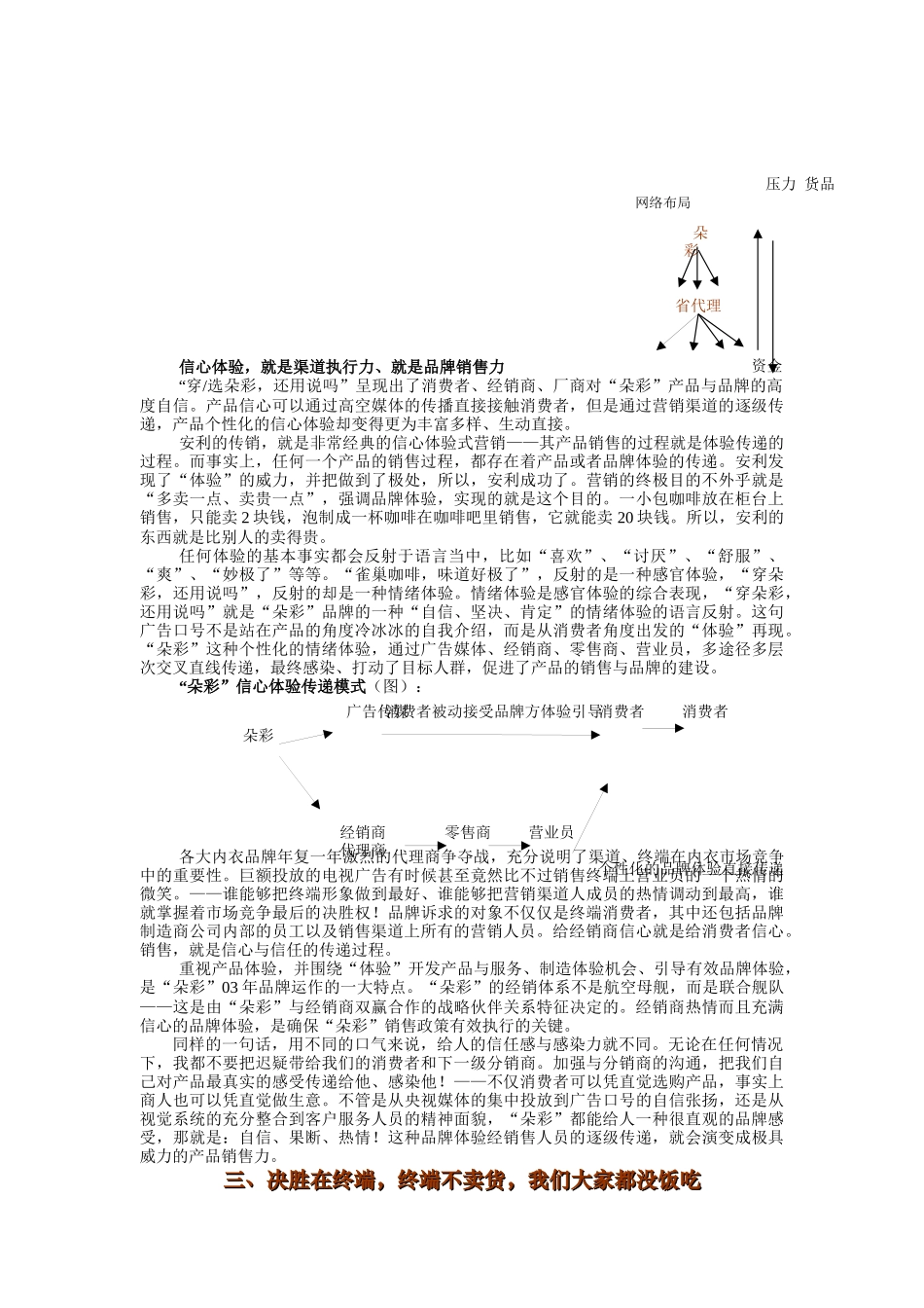 朵采内衣营销渠道策略_第3页
