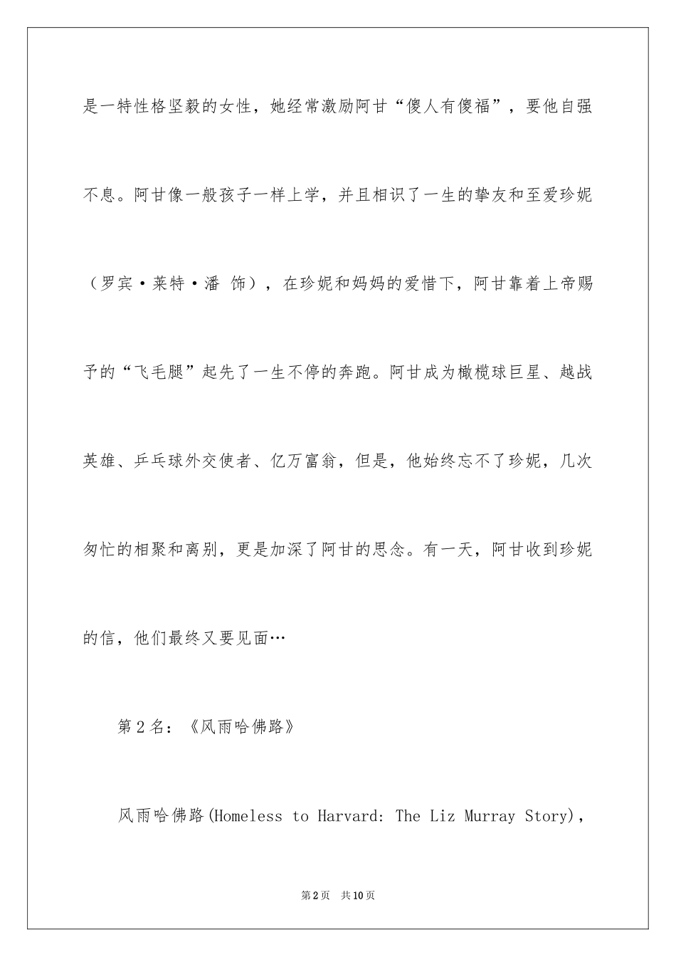 2024大学励志电影排行榜前十名_第2页