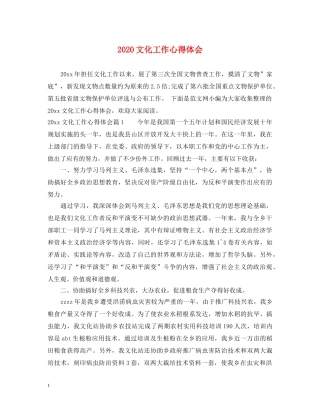 2024文化工作心得体会 (000002)