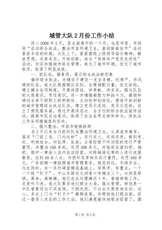 城管大队2月份工作小结 (6)