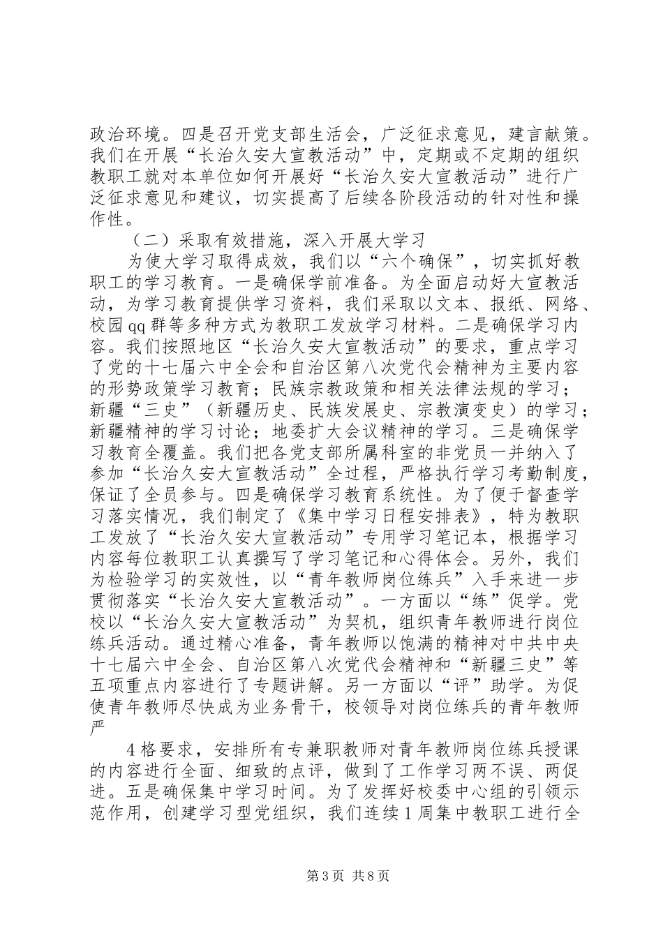 大宣教工作总结 _第3页