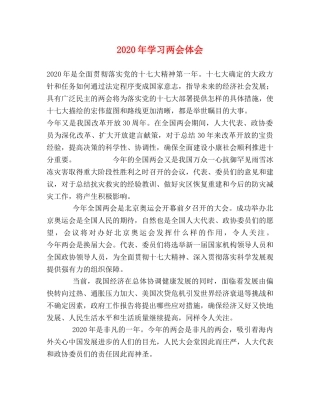 2024年学习两会体会 