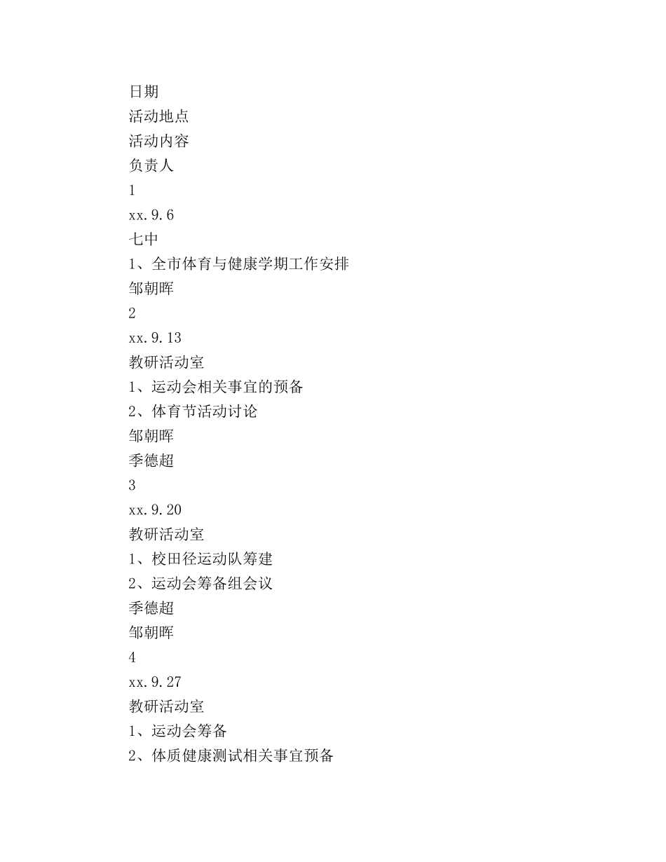 中学音体美教研组工作参考计划 _第2页