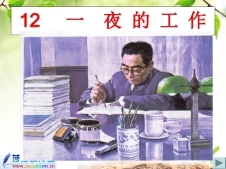 六年级下册一夜的工作