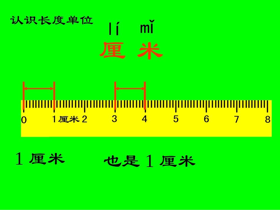 长度单位(人教课标版二年级数学上册课件)_第3页