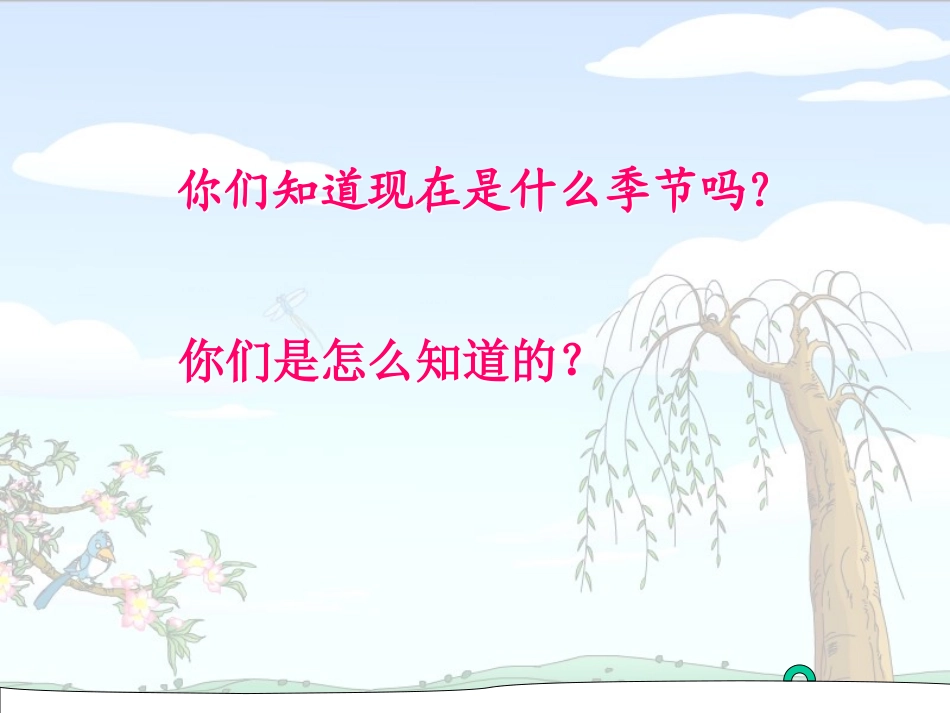 找春天PPT课件 _第1页