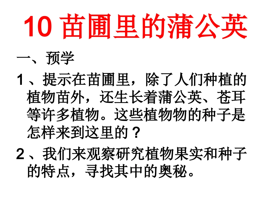 小学科学把种子散播到远处_第1页