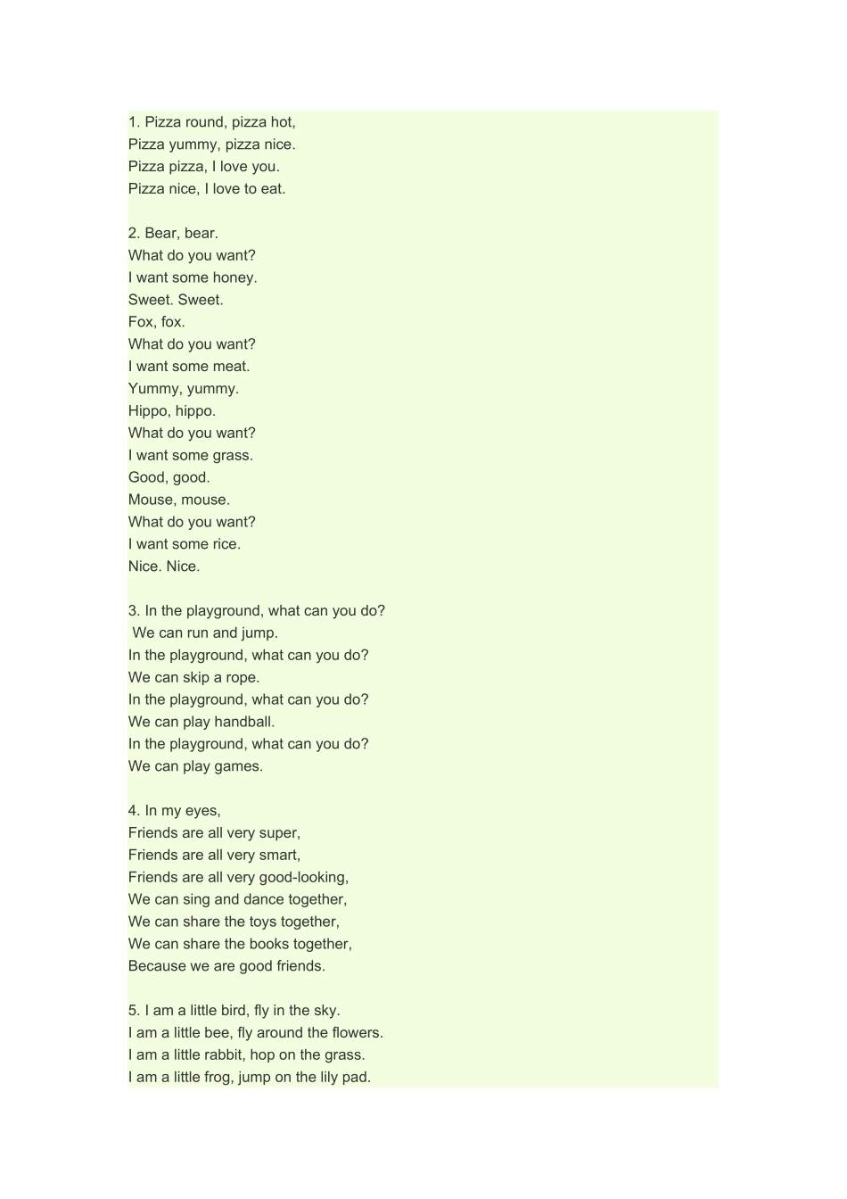 幼儿英语儿歌_第1页