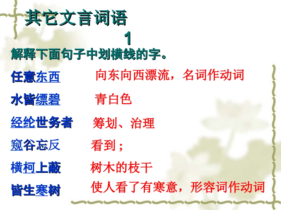 2014届中考语文《与朱元思书》复习课件（12页）_第3页