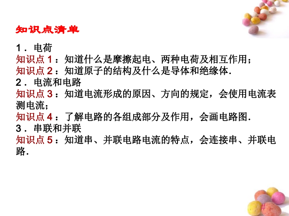 八年级物理上册《第五章电流电路》中考复习课件人教新课标版_第2页
