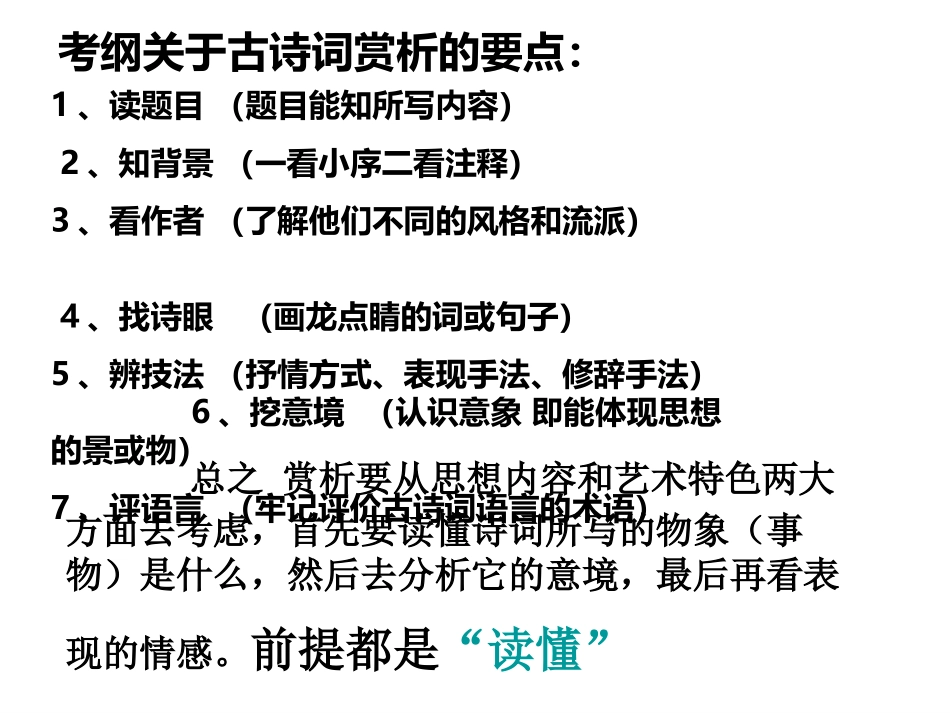 古诗词赏析专题课件_第3页