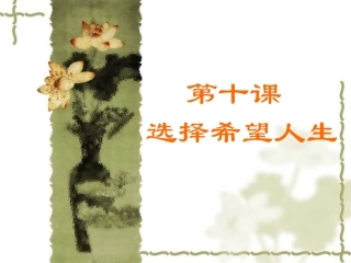 思品九年级第十课第4框课件【伍敢】
