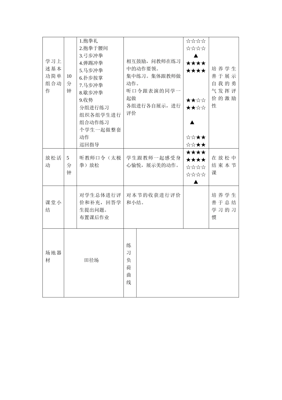 武术基本功教学教案_第3页
