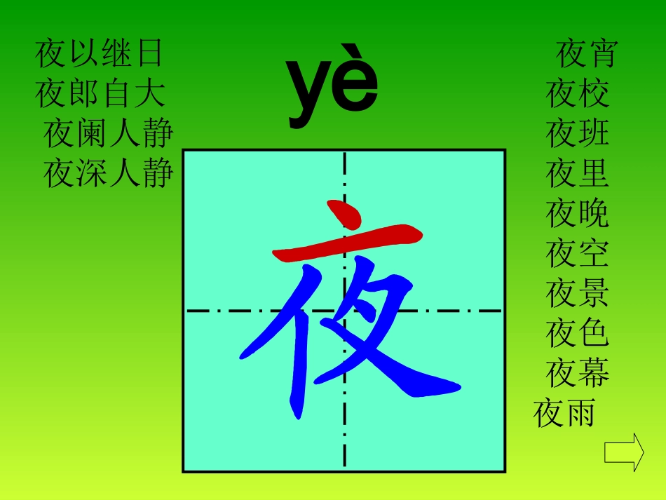 人教二（上）29课生字笔顺动画_第3页