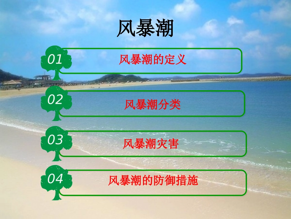 风暴潮--海洋科学导论_第1页