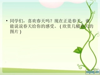 触摸春天_PPT课件