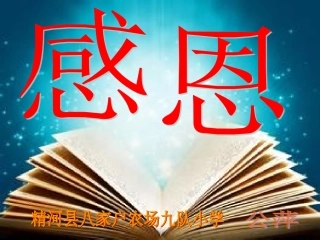 感恩主题班会公萍