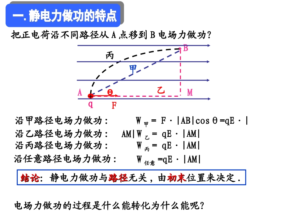 电势能和电势复习_第3页